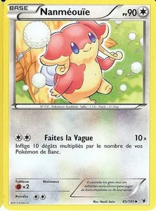 Carte Pokemon NANMÉOUÏE Noble Victoires Noir & Blanc PV 90 85/101 UNCO VF - Imagen 1 de 1