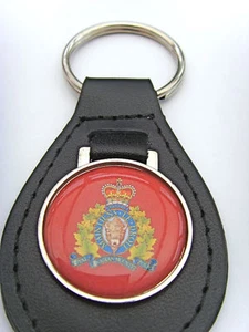 ROYAL CANADIAN MOUNTED POLICE BADGE KEY FOB KEYRING CHAIN GIFT - Picture 1 of 1