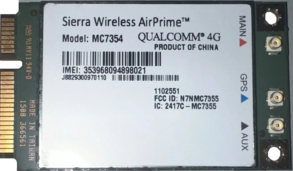 Sierra Wireless AirPrime MC7354 4G - Image 1 of 1