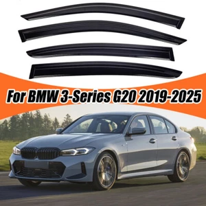 For BMW 3-Series G20 Sedan 2019-2025 Window Visor Vent Deflector Sun Shade - Picture 1 of 9