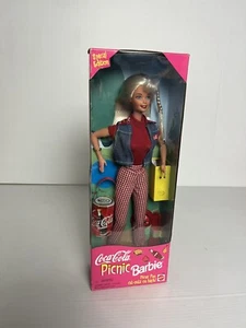 VINTAGE MATTEL BARBIE DOLL - COCA-COLA PICNIC - 1997 SPECIAL EDITION NRFB - Picture 1 of 11