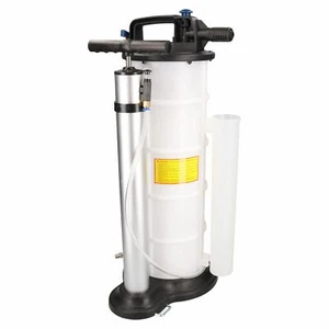 Bomba de vacío de transferencia extractor de fluido de succión de aceite manual y neumática de 9 litros - Imagen 1 de 5