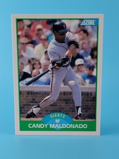 1989 Score Baseball Card #47 Candy Maldonado San Francisco Giants