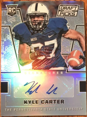2016 Panini Prizm Draft Picks Autographs Prizms Kyle Carter #151 Penn State - Image 1 of 2