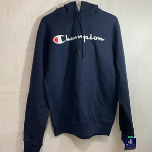 Champion Mens NWT Powerblend Fleece Pullover Hoodie w/Script Logo Size Small  - Picture 1 of 5