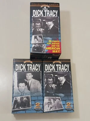 Dick Tracy Collector’s Choice 4-Tape Set (VHS) - Image 1 of 4