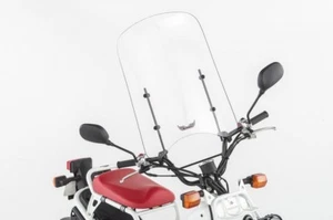 Honda Ruckus 50 & 250 Big Ruckus 20" tall / 16" wide Scooter Windshield with Kit - Picture 1 of 2