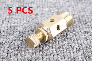 5pcs Exhaust Speed Control Muffler Pneumatic Flow Control 1/8" Male Thread