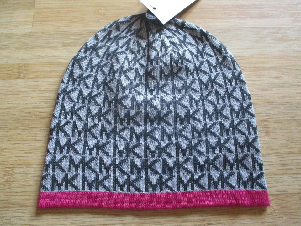 Michael Kors Signature S M L OSFA Gloves RV MK Chocolate Brown Tan