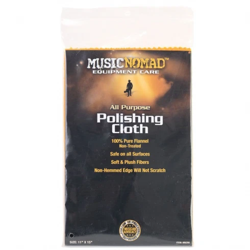 Paño de pulido Music Nomad para todo uso sin bordes 100 % franela pura sin tratamiento Foto 1 de 1