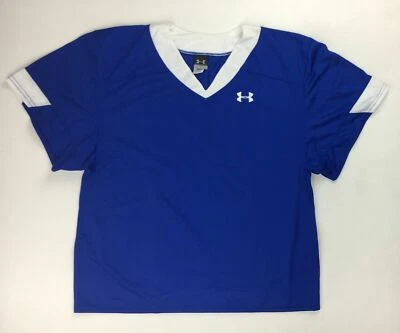 Under Armour Performance Training Football Jersey Boy's Large Blue ULJ140M - Image 1 of 2
