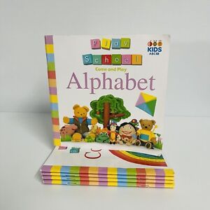 5x Play School Come and Play Books Colours, Words, Alphabet, Party Time …..