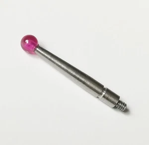 Contact Points For Dial Test Indicator 3mm Ruby Ball Tip M1.6 Fits Mitutotyo - Picture 1 of 1