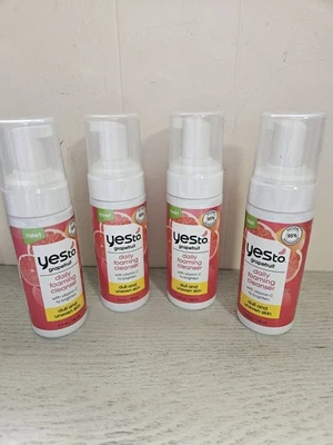 LOTE de 4 limpiadores espumosos diarios Yes To Grapefruit 5 oz NUEVO SELLADO Foto 1 de 4