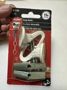 2 Stück Swag Deckenhaken Schwerlast Hardware Set Decke 15 Pfund - Bild 1 von 4