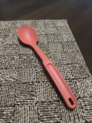 Pampered Chef Orange Nylon Solid Serving Spoon Heat Resistant Heavy Duty - Image 1 of 4