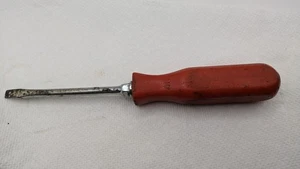 MAC TOOLS DESTORNILLADOR PUNTA PLANA 1/4" ROJO MANGO DURO - EE. UU. - RANURA RANURA PNRB4AR RANURADA - Imagen 1 de 6