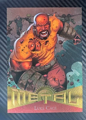 2013 Fleer Marvel Retro - Metal - LUKE CAGE #6 - NM/M - Image 1 of 2