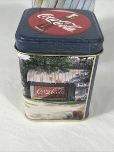 Vintage Coca‑Cola Candle in 4″ Tin by Giftco – Open Box, Unused, Retro Decor - Picture 1 of 11