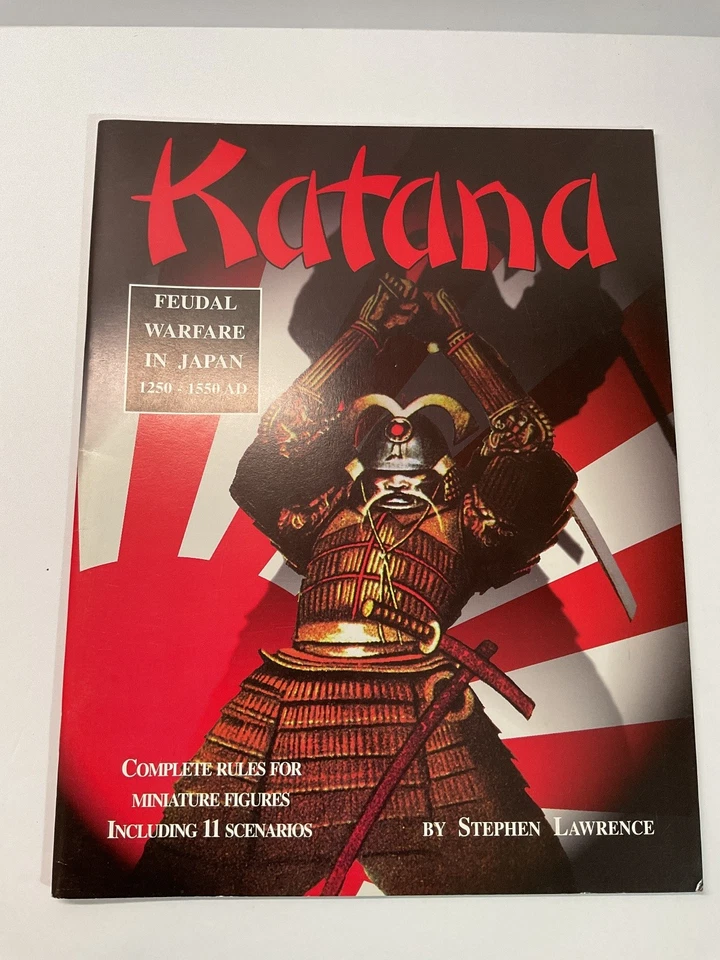 Katana Feudal Warfare Japan 1250-1550AD The Emperor's Press Rulebook Booklet - Image 1 of 4
