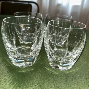 Set Of 4 Lenox Crystal Old Fashion Tumblers Excellent Vintage Condition. Signed. - Picture 1 of 5