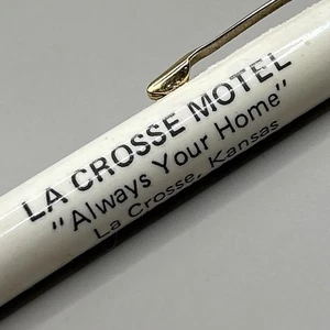 VTG Ballpoint Pen LA CROSSE MOTEL La Crosse Kansas - Picture 1 of 5