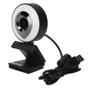 USB Web Camera Autofocus 2K Webcam With Dual Flash At 30/25FPS For XP2/Vista/ CB - Afbeelding 1 van 23