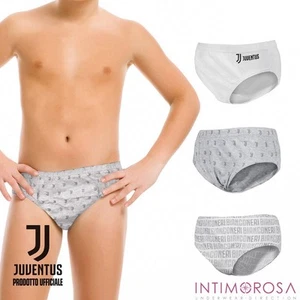 Juventus FC Official Kids Underwear JU13504 in 100% Cotton 3pcs - Picture 1 of 7