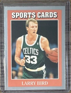 1991 Allan Kaye's Sports Cards News #9 Larry Bird HOF Magazine Card NM/MT - Picture 1 of 2