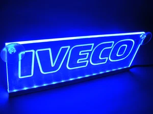 12V LED Cabin Interior Light Plate for IVECO Truck Neon Illuminating Table Sign - Picture 1 of 1