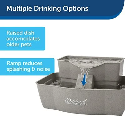 PETSAFE DRINKWELL PetSafe PWW00-13708 Drinkwell Multi-Tier Fountain Dog & Cat Pet- Carbon Filter