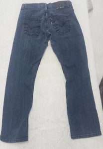 LEVI'S 513 STRAIGHT LEG 100% Cotton Blue Jeans Size 10 Reg W25 x L25 - Picture 1 of 4