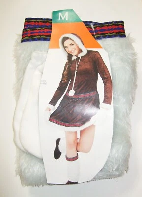 MINI VESTIDO ESQUIMÓ FEMININO, VELUDO LEVE, COM CAPUZ, COM ACABAMENTO DE PELE ARTIFICIAL BRANCA - Imagem 1 de 4