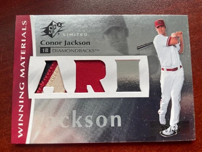 2008 SPX WINNING MATERIALS DUAL PATCH - CONOR JACKSON /25 #WM-JA DIAMONDBACKS - Image 1 of 2