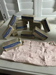 Lot Of 6 Vintage Cannon Washcloths , Pink, Yellow , Blue All In Original Boxes - Picture 1 of 12