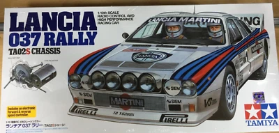 TAMIYA R.C. Kit LANCIA 037 RALLY TA02S CHASIS 1/10 58654 - Imagen 1 de 4