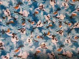 Handmade Olaf Tied Fleece Blanket 38 L X 59 W Multicolor - Picture 1 of 3