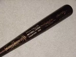1950 Philadelphia Phillies H&B World Series Black Bat Robin Roberts Ashburn - Picture 1 of 1