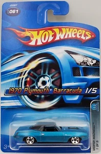 1970 PLYMOUTH BARRACUDA Blue 2006 Hot Wheels #61 Mopar Madness Mattel - Picture 1 of 7