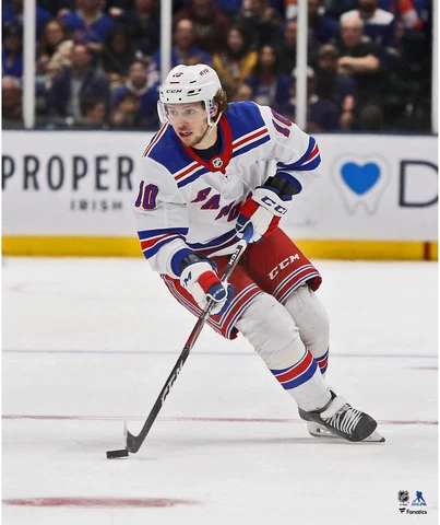 Artemi Panarin New York Rangers UnsignedJersey Skating 20x24 Photo Cover