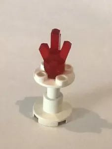 LEGO Minifig ESPOSITORE GIOIELLI Roccia Rubino Rosso Trans - Foto 1 di 1
