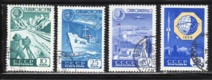 Russia 1959 SC# 2232 - 2035 - International Geophysical Year - Used Lot # 208 - Picture 1 of 1