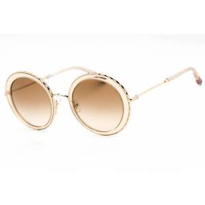 Missoni Women's Sunglasses Sand/Gold/Red Metal Round Frame MIS 0033/S 05BD HA
