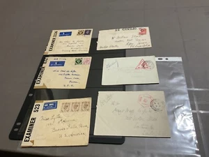 Great Britain x 6 mixed censor envelopes - Picture 1 of 6