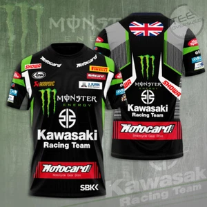 Kawasaki Racing Team 3D T-shirt, Unisex All Size - Picture 1 of 2