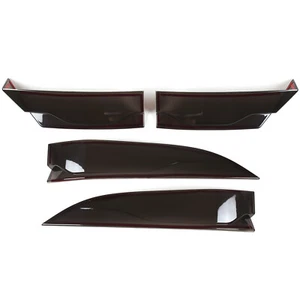 Fits 2021-2024 Jaguar F-Pace Tail Light Smoked Cover Blackout Overlay Lens - Picture 1 of 13