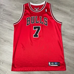 Authentic BEN GORDON Chicago Bulls Jersey 48 XL Reebok Vintage - Picture 1 of 9