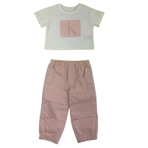 Calvin Klein Girls 2 - Piece Set Size 2T, 3T, 4T, 4, 5, 6, 6X - Picture 1 of 1