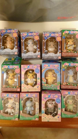 Pokemon Poke Mofu Doll Figure lot set Pikachu Vulpix Lapras Sobble from Japan Cover