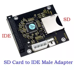 SD SDHC SDXC MMC Card to IDE 40Pin 3.5inch Male Adapter - Picture 1 of 8